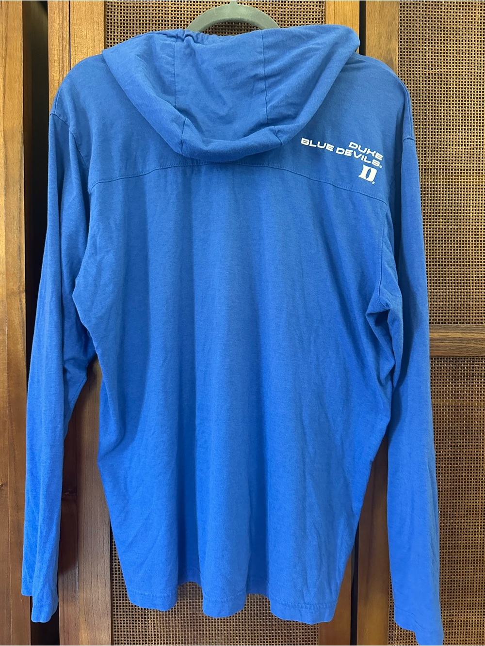Nike Duke Blue Devils Mens Blue Crewneck Hood G - Picture 3 of 4